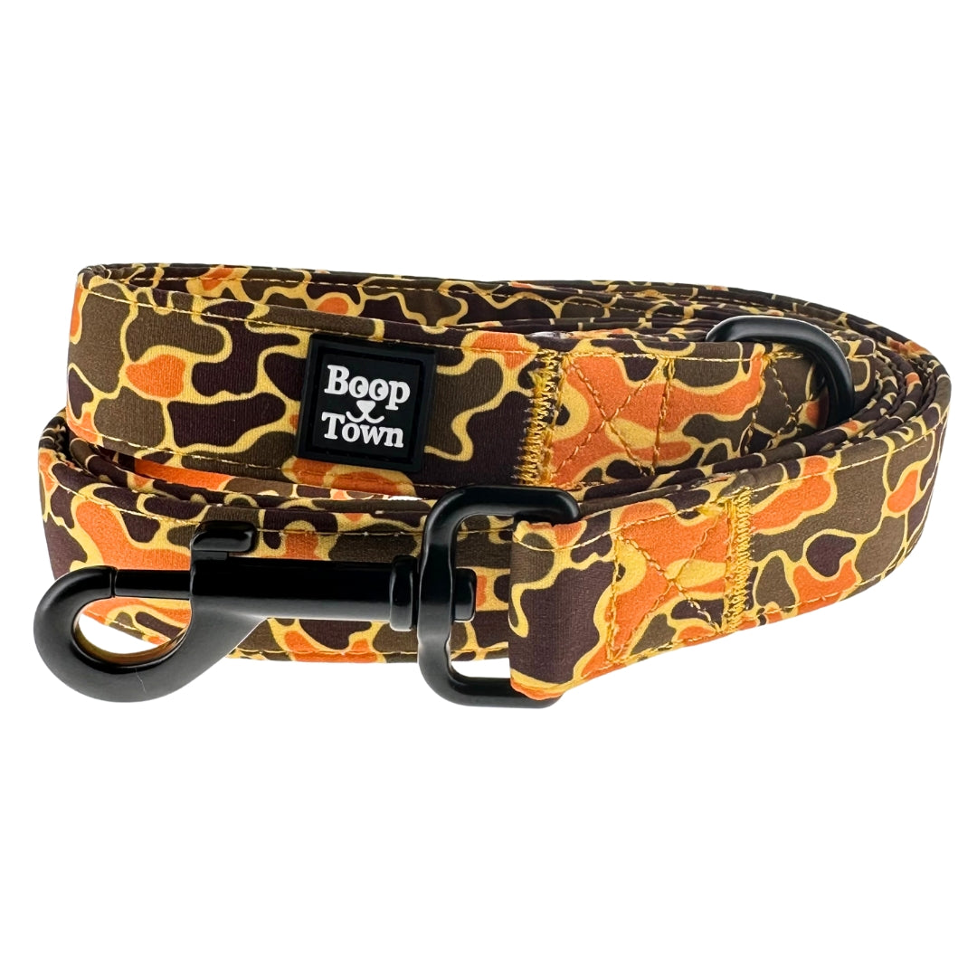 Boop Town Dog Leash – 5ft Soft Cotton Leash with Durable Metal Hardware