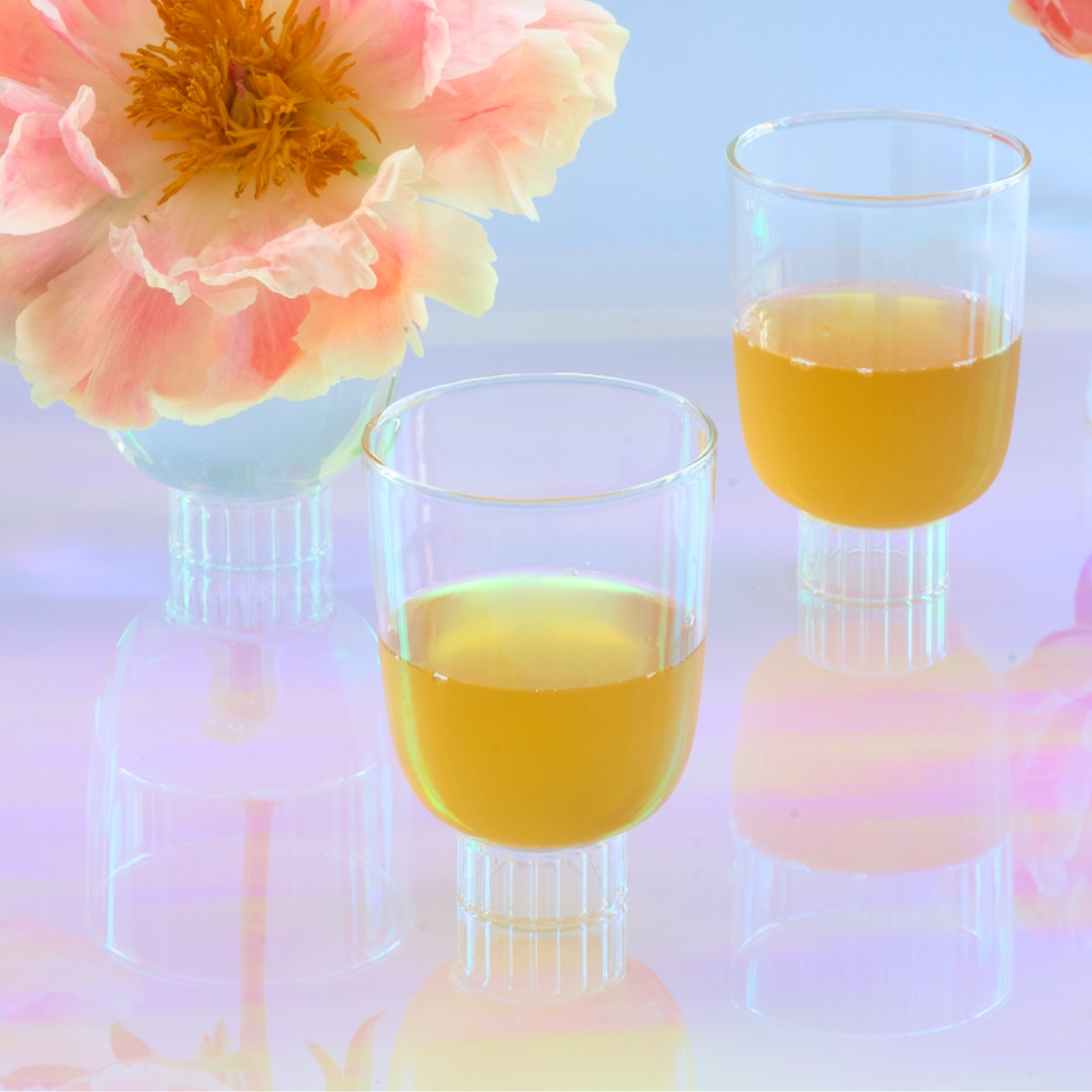 Stemless Wine Glasses – Modern Colored Drinkware Set Featured by Forbes