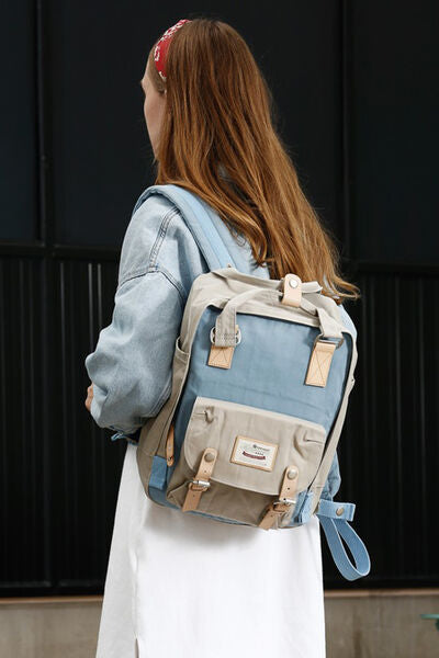 Blue/Ivory