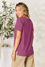 Renee Basic Round Neck T-Shirt – Soft Everyday Tee