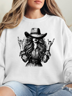Women’s Lainey Cool Cowgirl graphic tee featuring an original Willow Boutique Western design on a relaxed-fit Comfort Colors® 100% cotton Crewneck in White