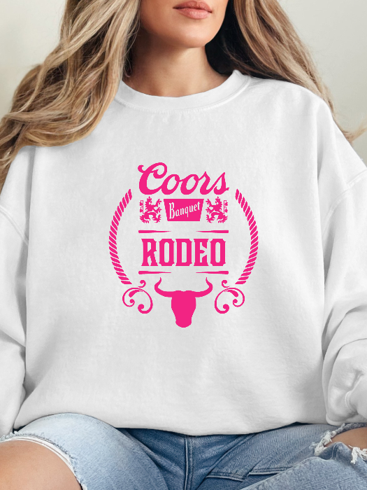 PINK Coors Graphic Crewneck