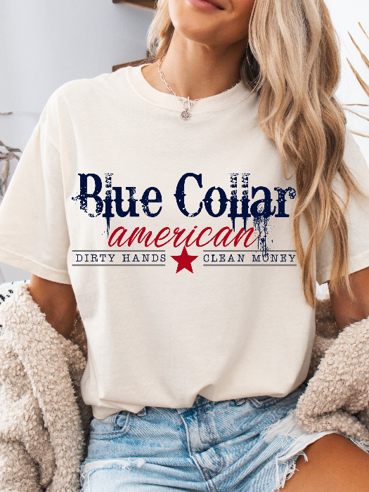 Blue Collar American Graphic