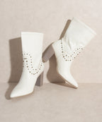 Cityscape Studded Western Boots – Edgy Statement Boots