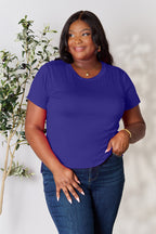 Renee Basic Round Neck T-Shirt – Soft Everyday Tee
