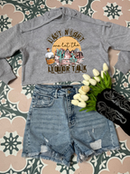 This Ain’t Over Yet Graphic Tee, Cropped Hoodie & Crewneck