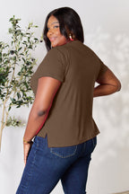 Renee Basic Round Neck T-Shirt – Soft Everyday Tee