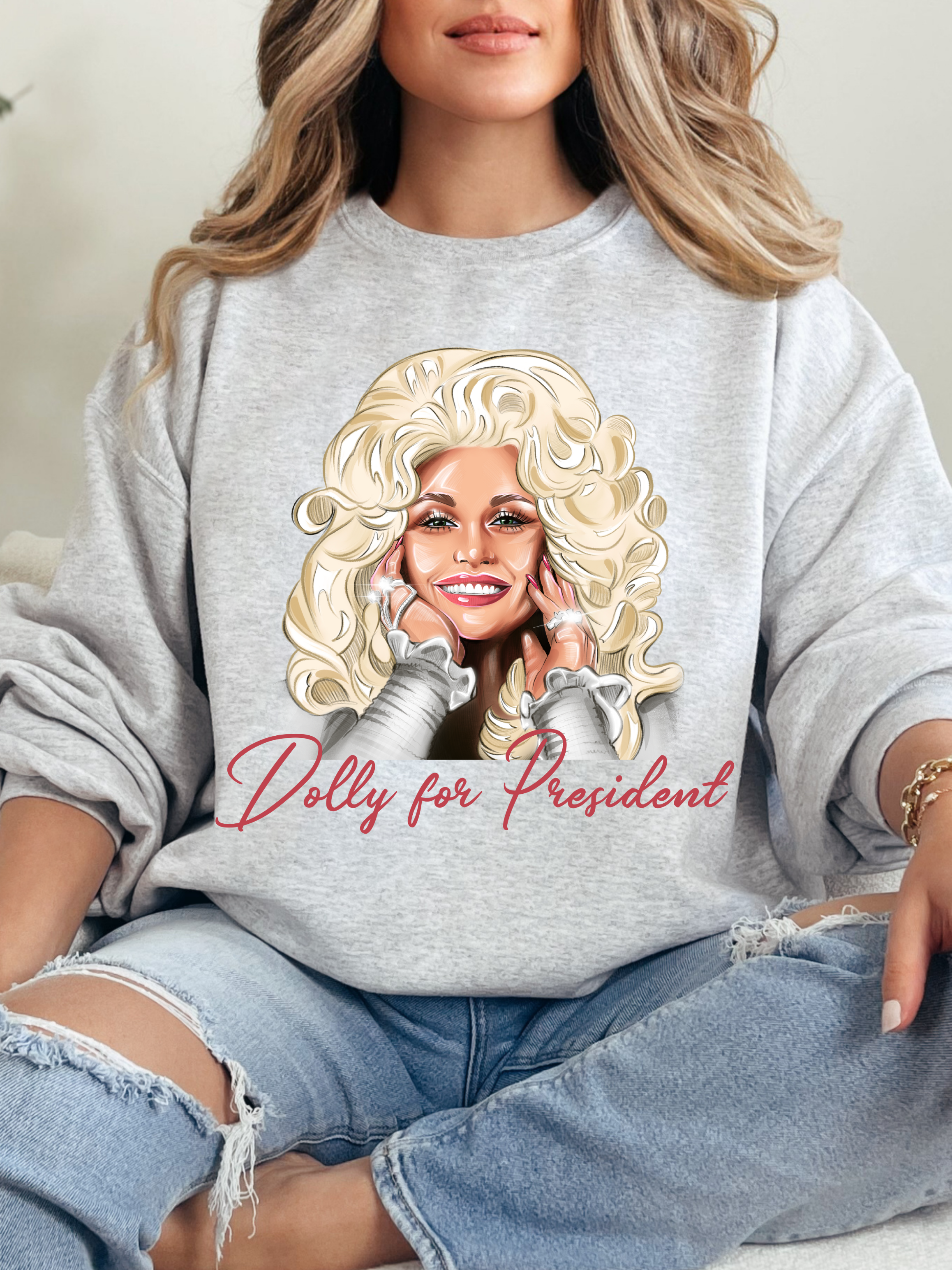 Dolly For President Graphic Tee – Country Graphic Shirt