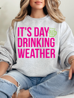 It's Day Drinking Weather Graphic