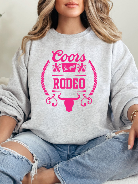 PINK Coors Graphic Crewneck