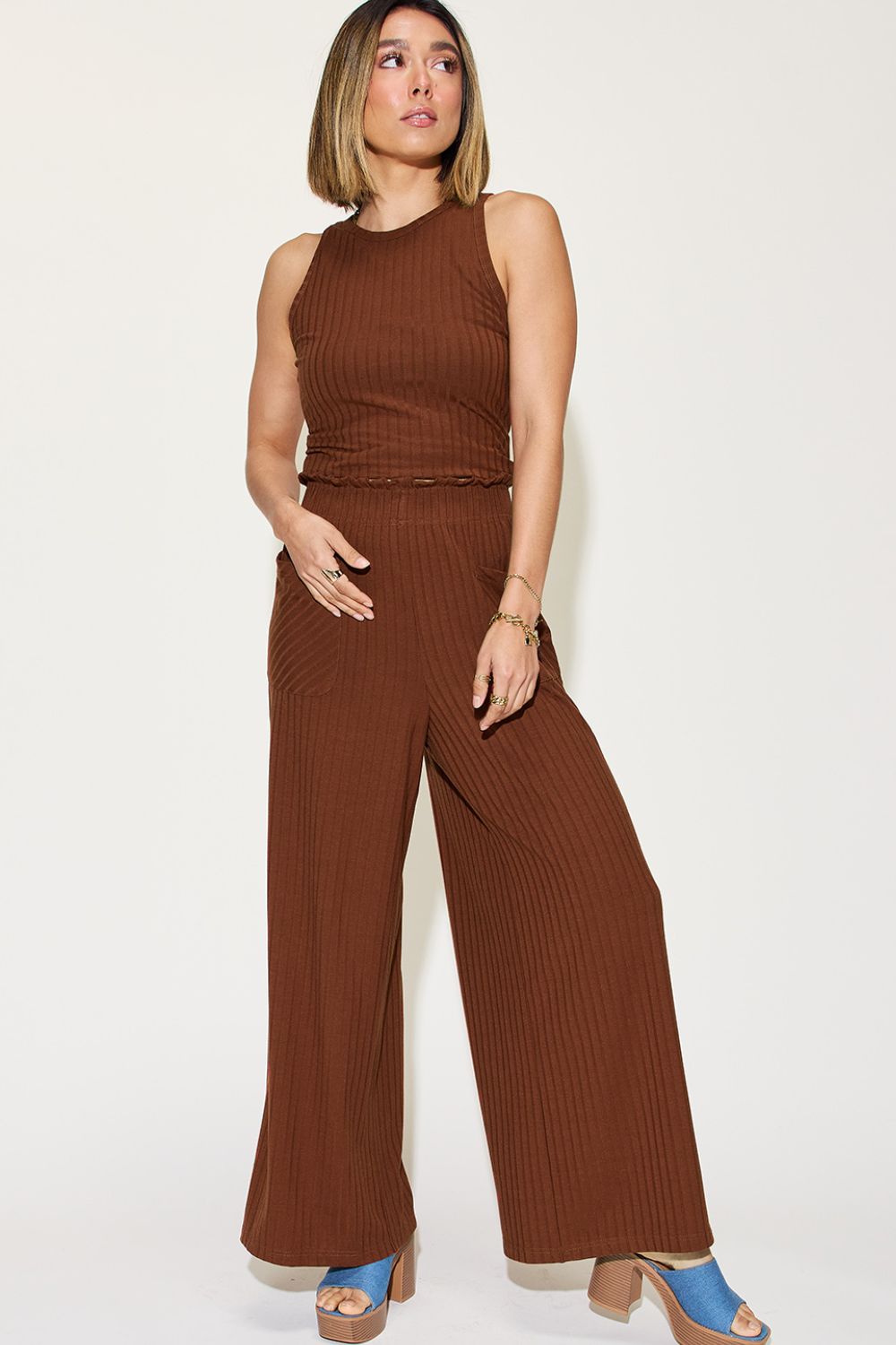 It Takes Two to Tango Pants Set – Tank & Wide Leg Set