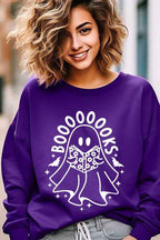 Ghost Book Lover Sweatshirt – Cute Halloween Fleece Pullover