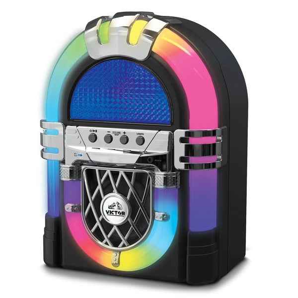 Mini Bluetooth Jukebox – LED Retro Speaker with Bluetooth