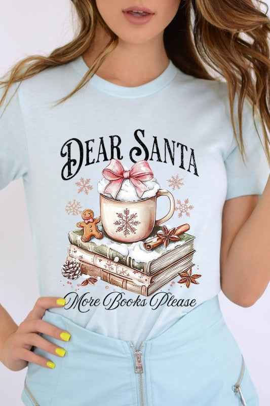 Dear Santa Books Graphic Tee