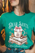 Dear Santa Books Graphic Tee