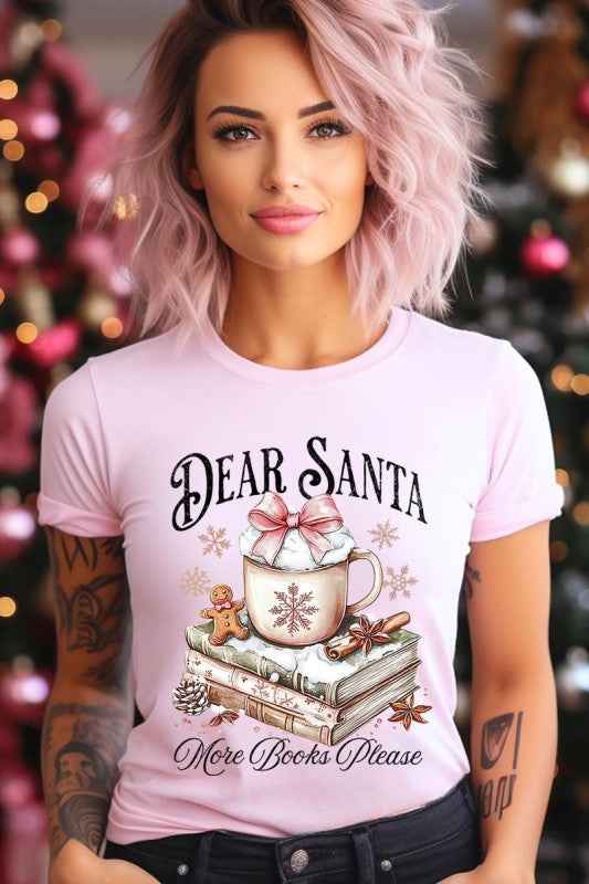 Dear Santa Books Graphic Tee