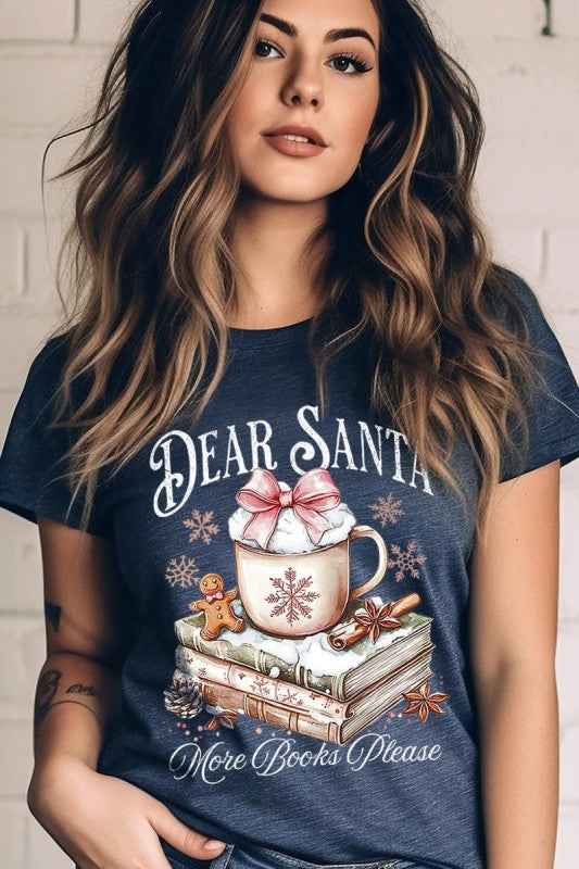 Dear Santa Books Graphic Tee