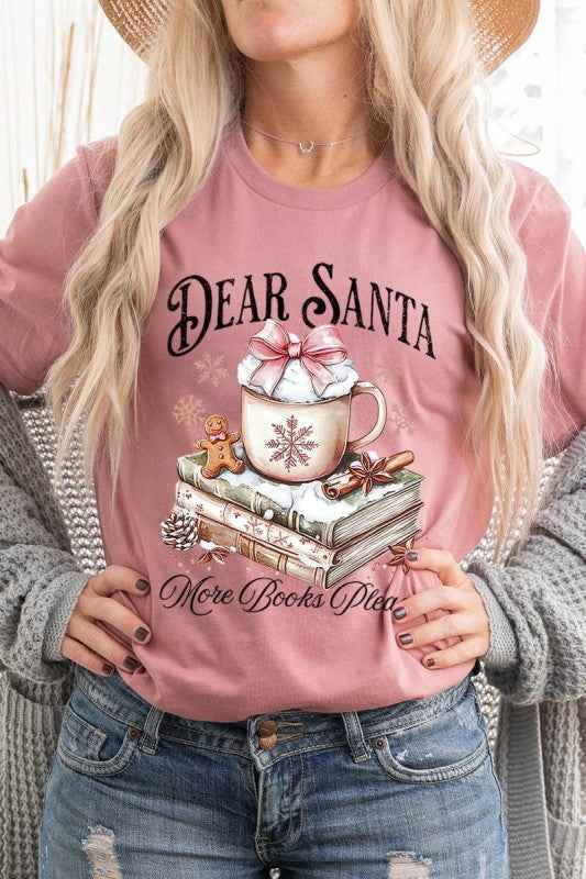 Dear Santa Books Graphic Tee
