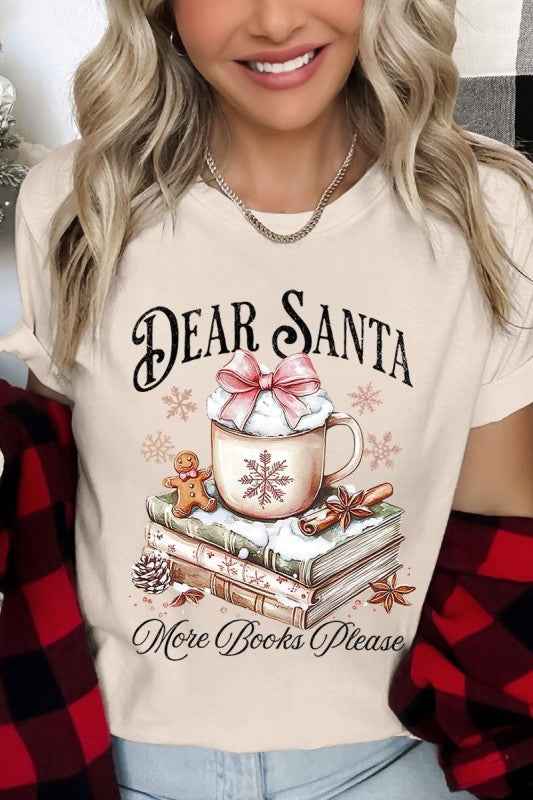 Dear Santa Books Graphic Tee