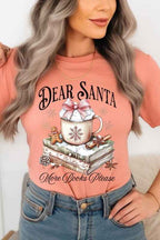 Dear Santa Books Graphic Tee