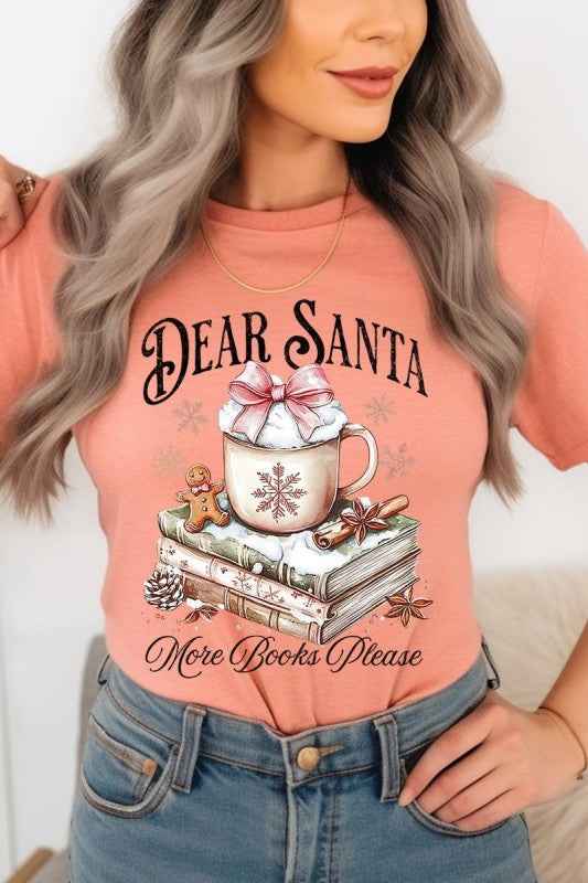 Dear Santa Books Graphic Tee