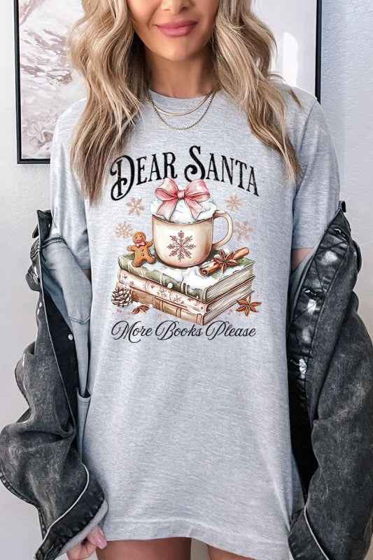 Dear Santa Books Graphic Tee