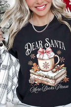 Dear Santa Books Graphic Tee