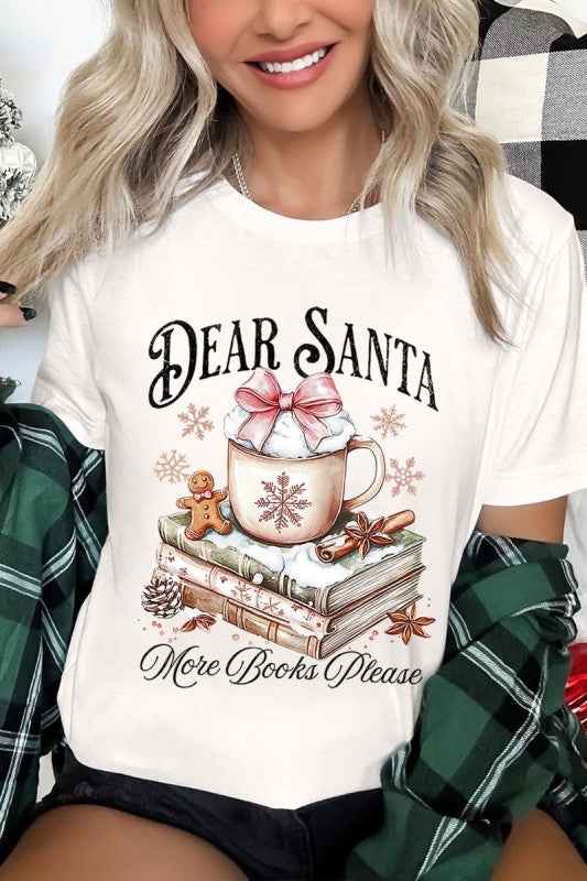 Dear Santa Books Graphic Tee