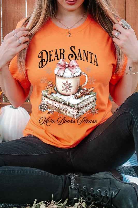 Dear Santa Books Graphic Tee