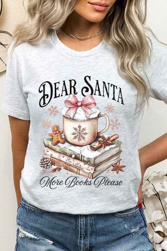Dear Santa Books Graphic Tee