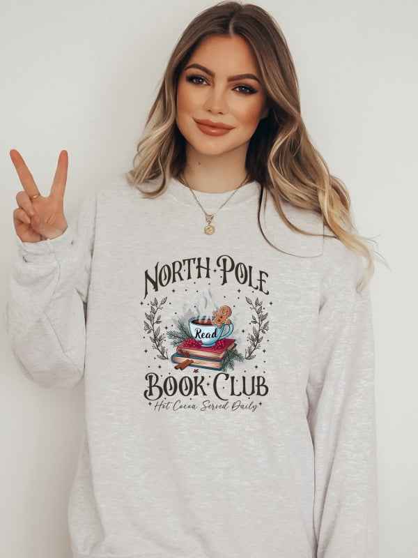 North Pole Book Club Graphic Sweatshirt