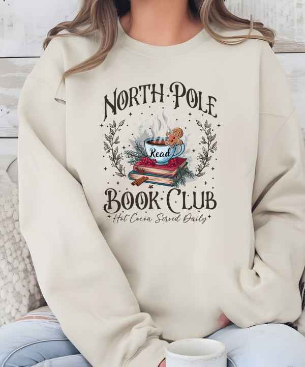 North Pole Book Club Graphic Sweatshirt