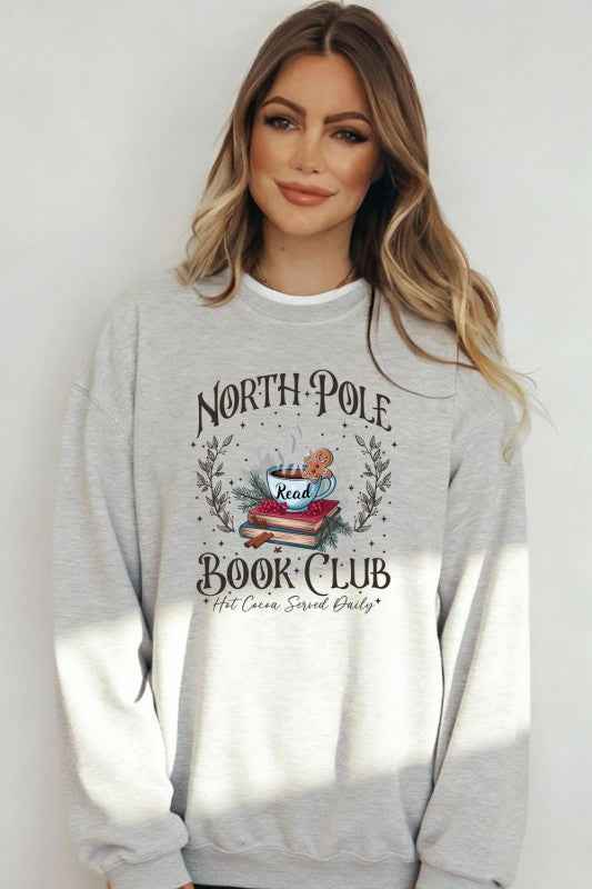 North Pole Book Club Graphic Sweatshirt
