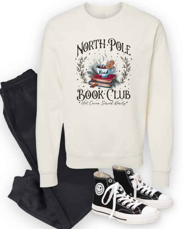 North Pole Book Club Graphic Sweatshirt
