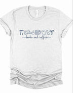 Books and Coffee Graphic Tee