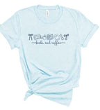Books and Coffee Graphic Tee