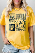 Fully Booked Graphic Tee – Book Lover Collage TShirt
