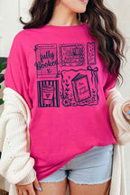 Fully Booked Graphic Tee – Book Lover Collage TShirt