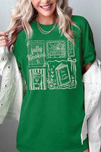 Fully Booked Graphic Tee – Book Lover Collage TShirt