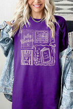 Fully Booked Graphic Tee – Book Lover Collage TShirt