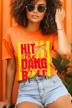 Hit the Dang Ball Softball Graphic Tee