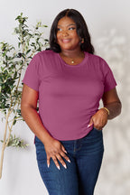 Renee Basic Round Neck T-Shirt – Soft Everyday Tee