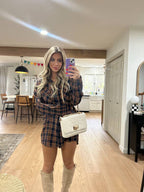 Crisp Breeze Oversized Plaid Flannel Shirt – Button Down
