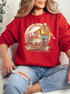 Women’s Fancy graphic tee featuring a Here’s Your One Chance Fancy country-inspired design on a relaxed-fit Comfort Colors® 100% cotton Crewneck in Red