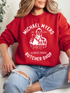 Michael Myers Butcher Shop Graphic Tee – Halloween Horror Shirt