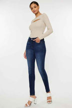 Kancan Mid Rise Gradient Skinny Jeans (Available in Plus Size)