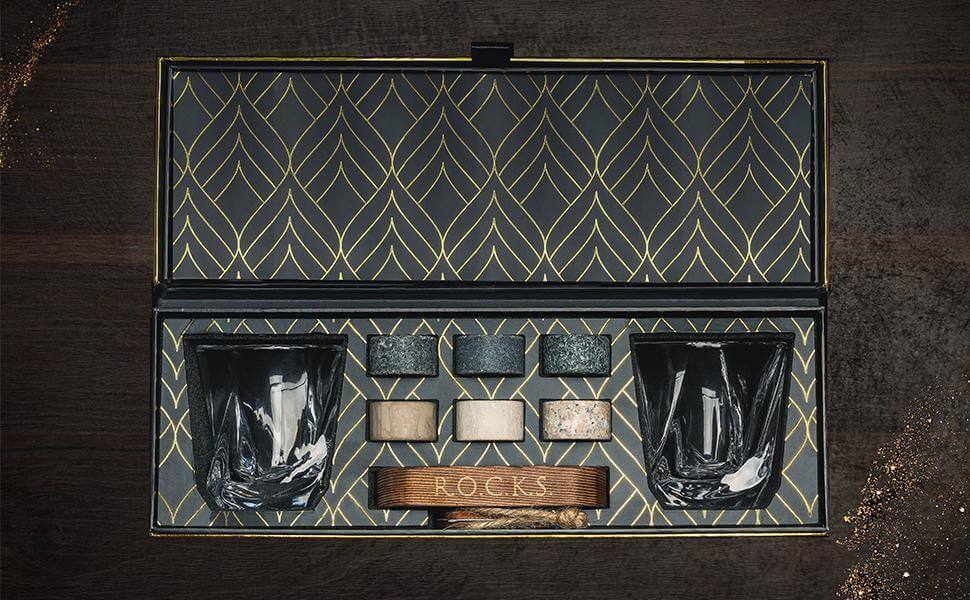 The Connoisseur's Set Whiskey Gift Set with Twist Glasses