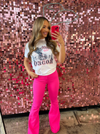 Western Country Roads Concert Bundle – Flare Jeans + Western Tee Outfit