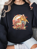 Women’s Fancy graphic tee featuring a Here’s Your One Chance Fancy country-inspired design on a relaxed-fit Comfort Colors® 100% cotton Crewneck in Black