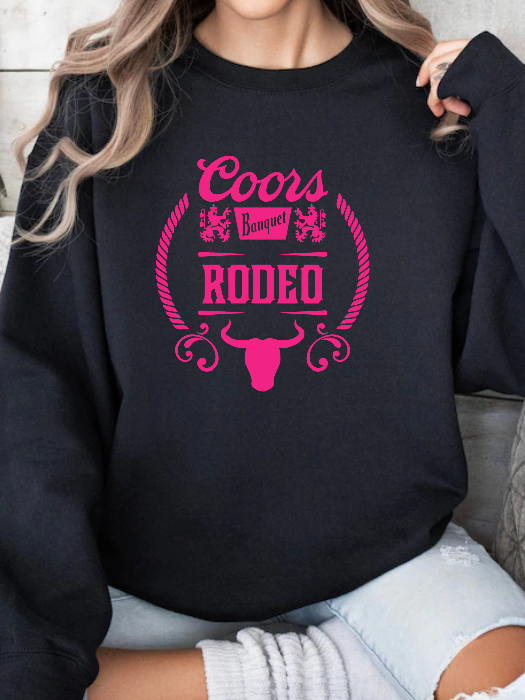 PINK Coors Graphic Crewneck
